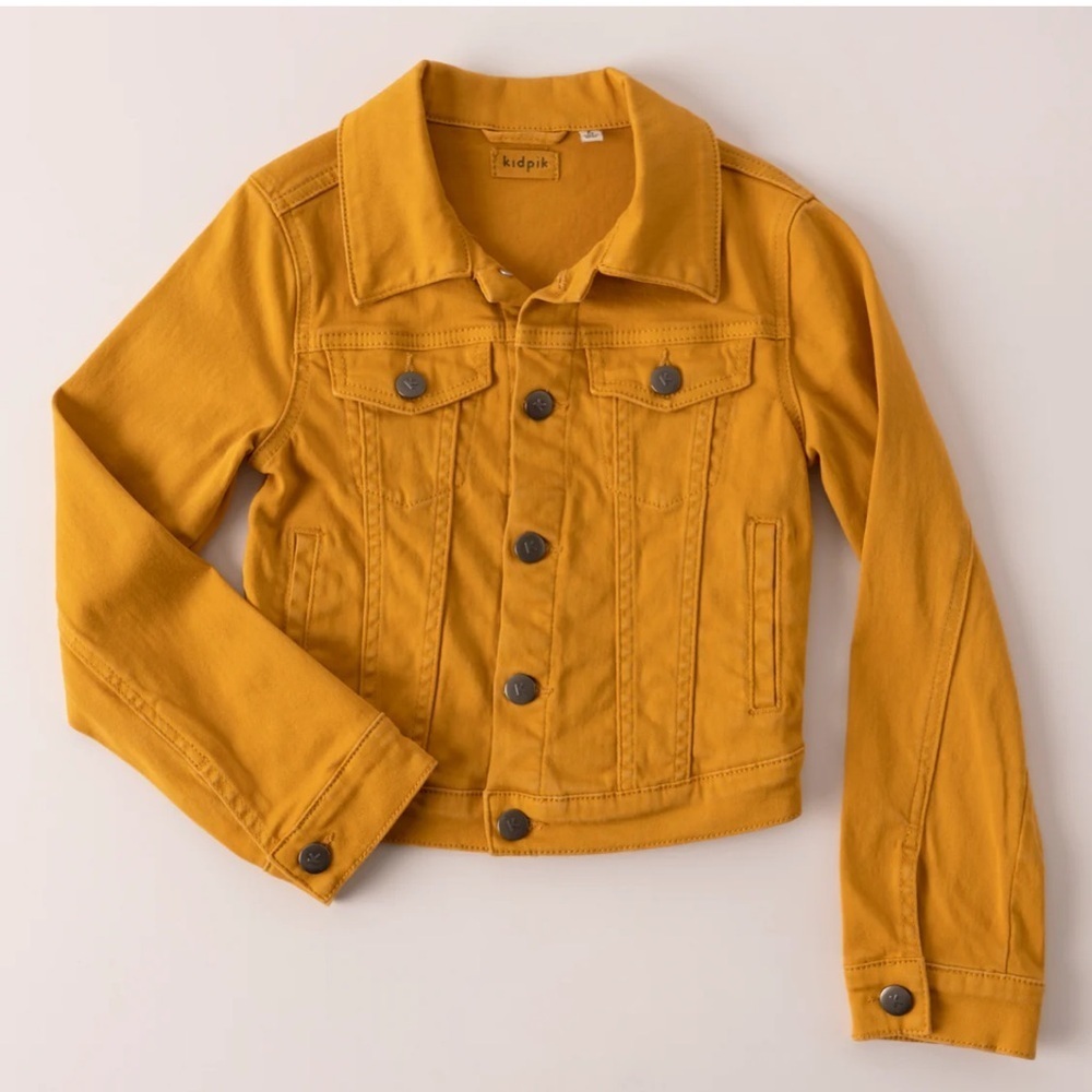 KIDPIK COLORED DENIM JACKET SIZE 10 GIRLS - Picture 7 of 7